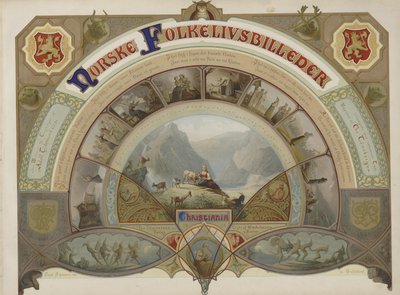 Norwegian Folk Life Pictures by Caspar Scheuren